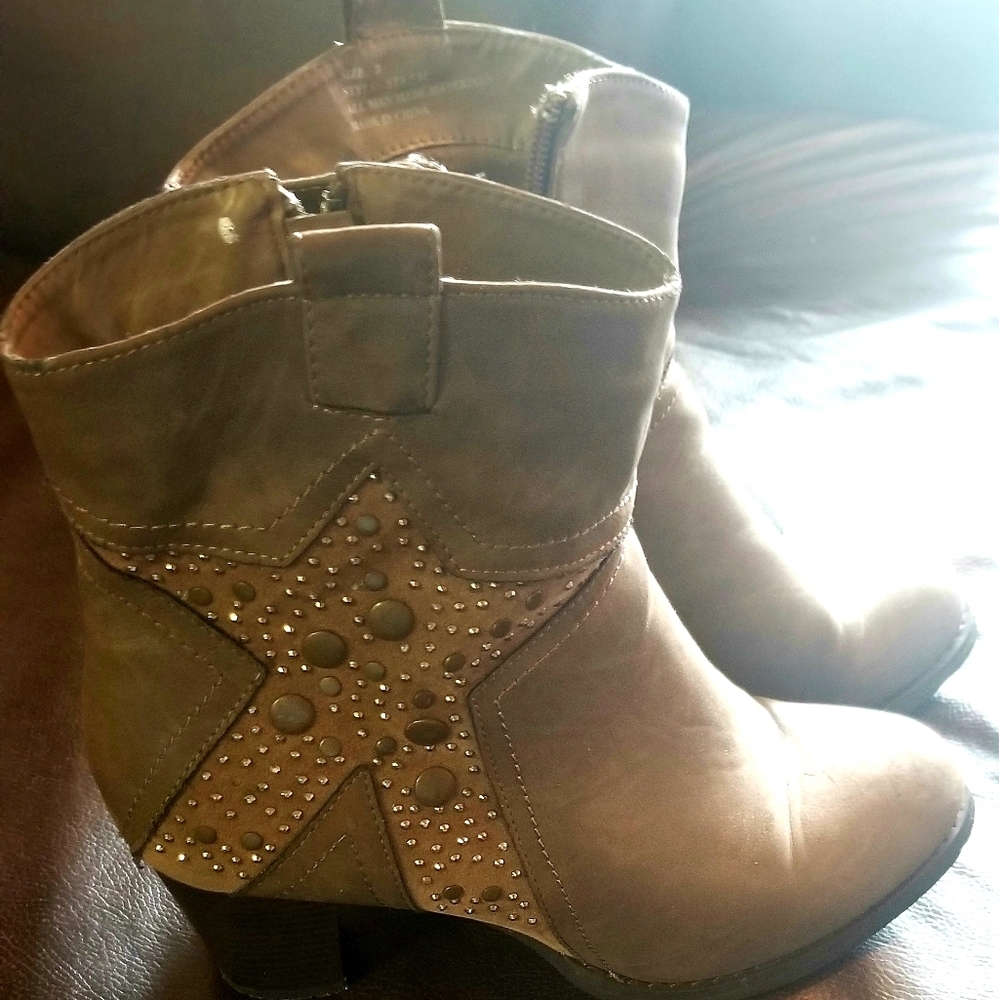 Faux Leather Booties